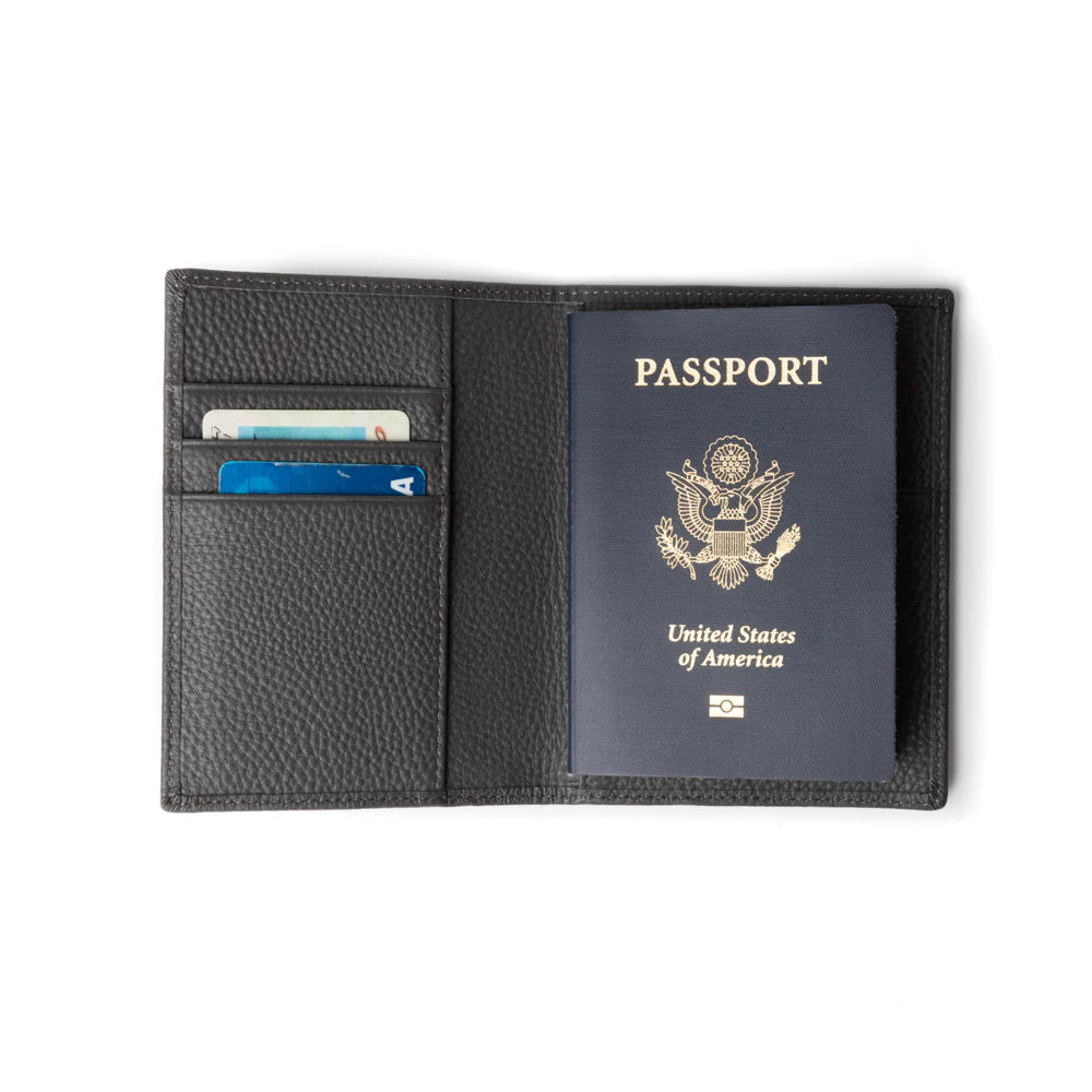 Stanford Passport Holder Grey