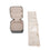 Leah Quilted Travel Jewelry Case With Pouch Light Grey