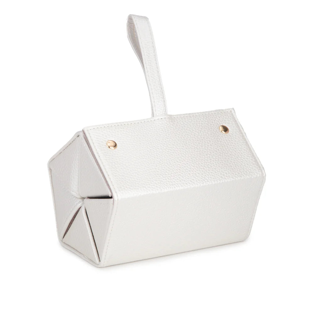 Leah 5 Eyewear & Jewelry Case Pearl White