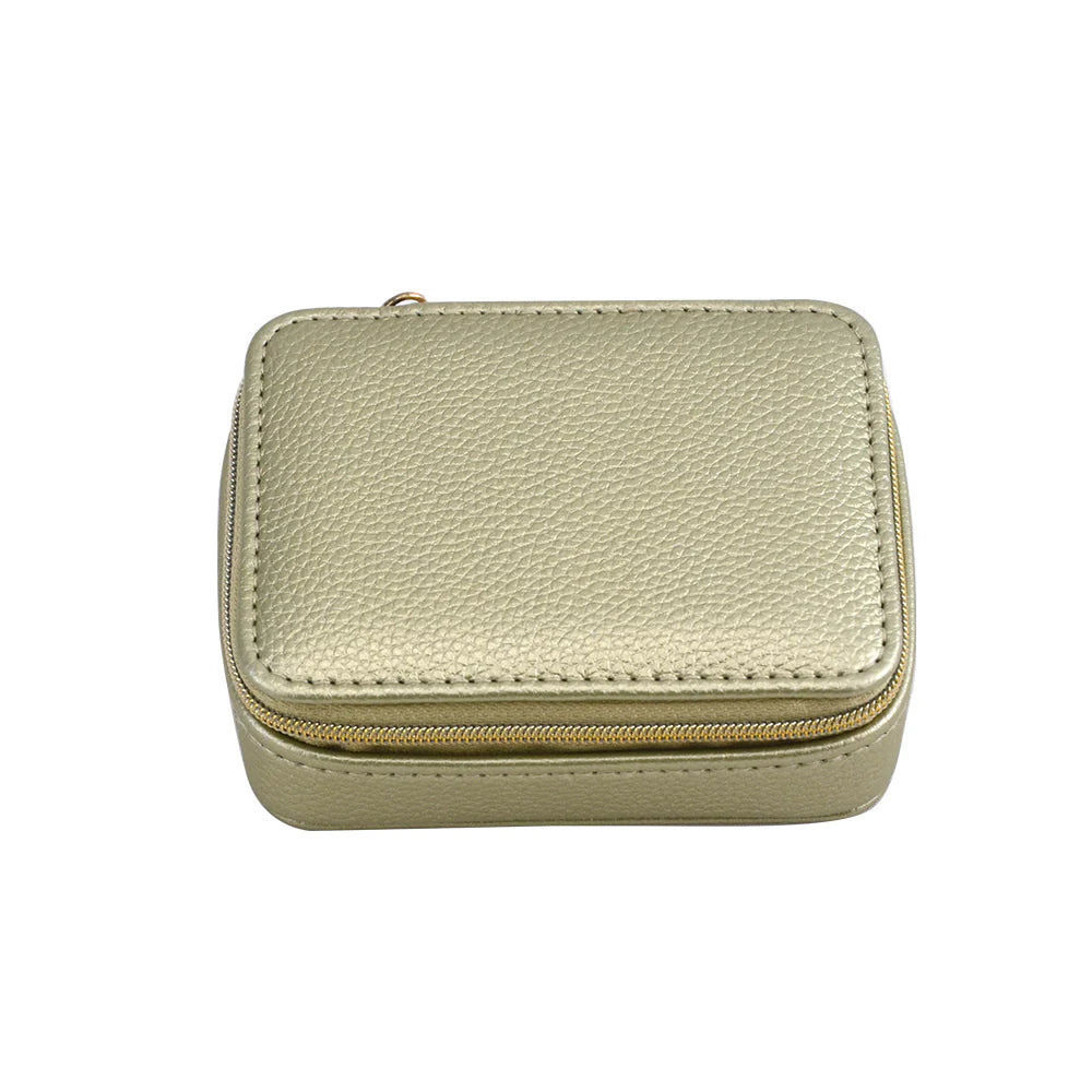 Leah Travel Pill Box Gold