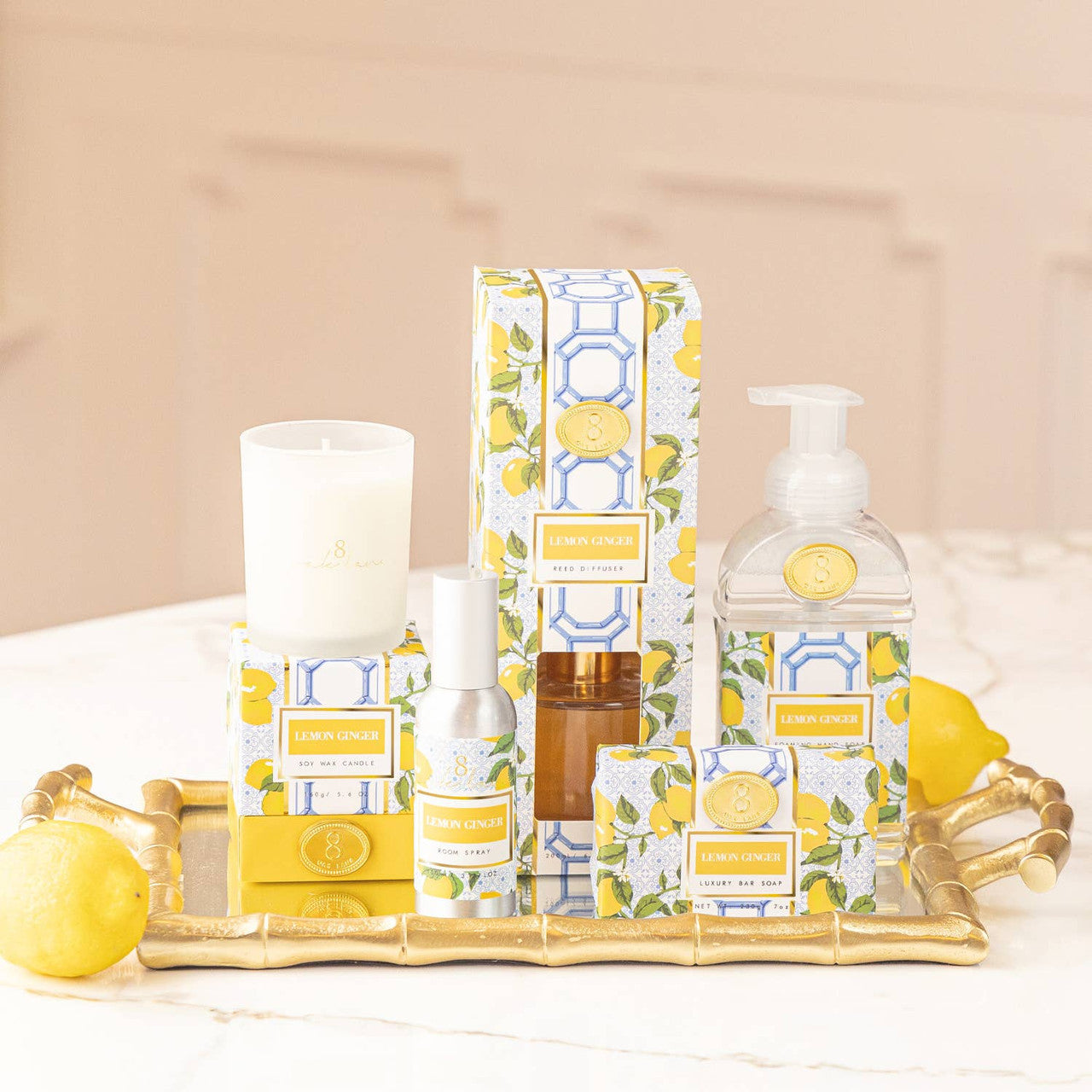 Soy Wax Candle Lemon Ginger