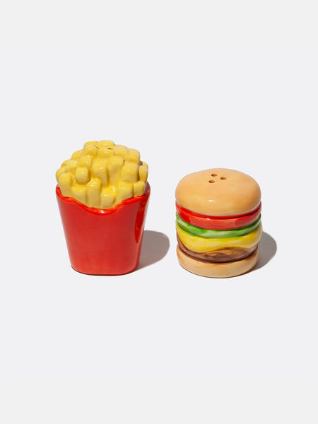 Fast Food Salt and Pepper Shakers Fries & Burger