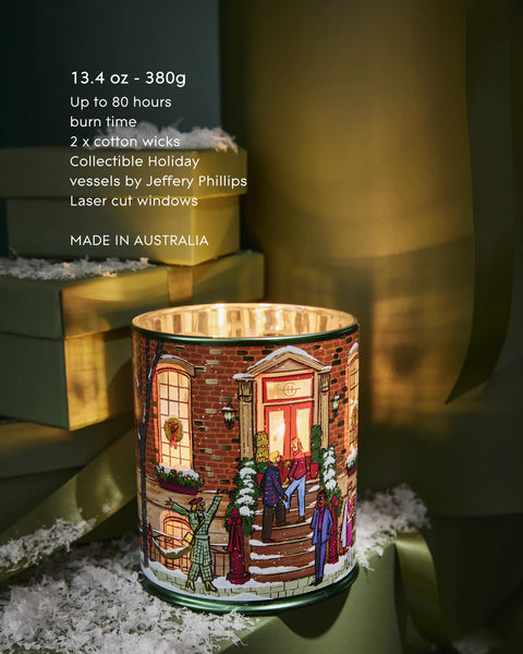 Christmas Candle Winter Wonderland