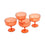 The Rue Margarita Glass Set Of 4 Orange
