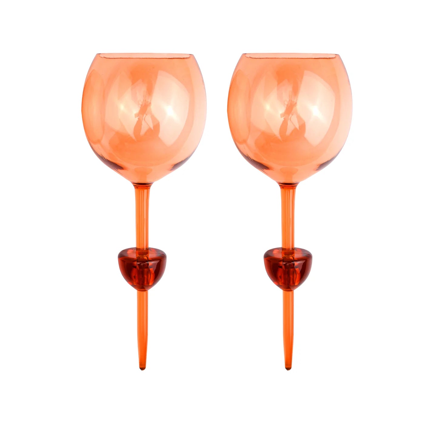 The Bodie Riviera Glass Set Of 2 Orange