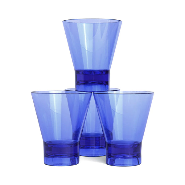The Gilda Tumbler Set Of 4 Cobalt