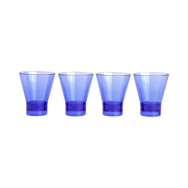 The Gilda Tumbler Set Of 4 Cobalt