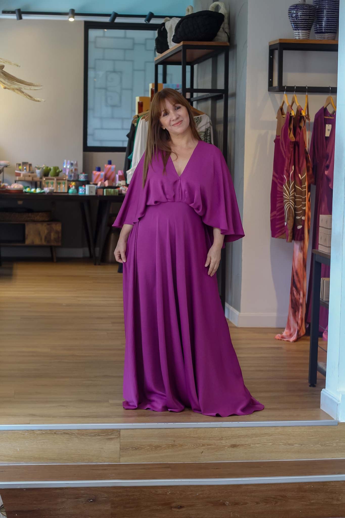 Vestido Magenta