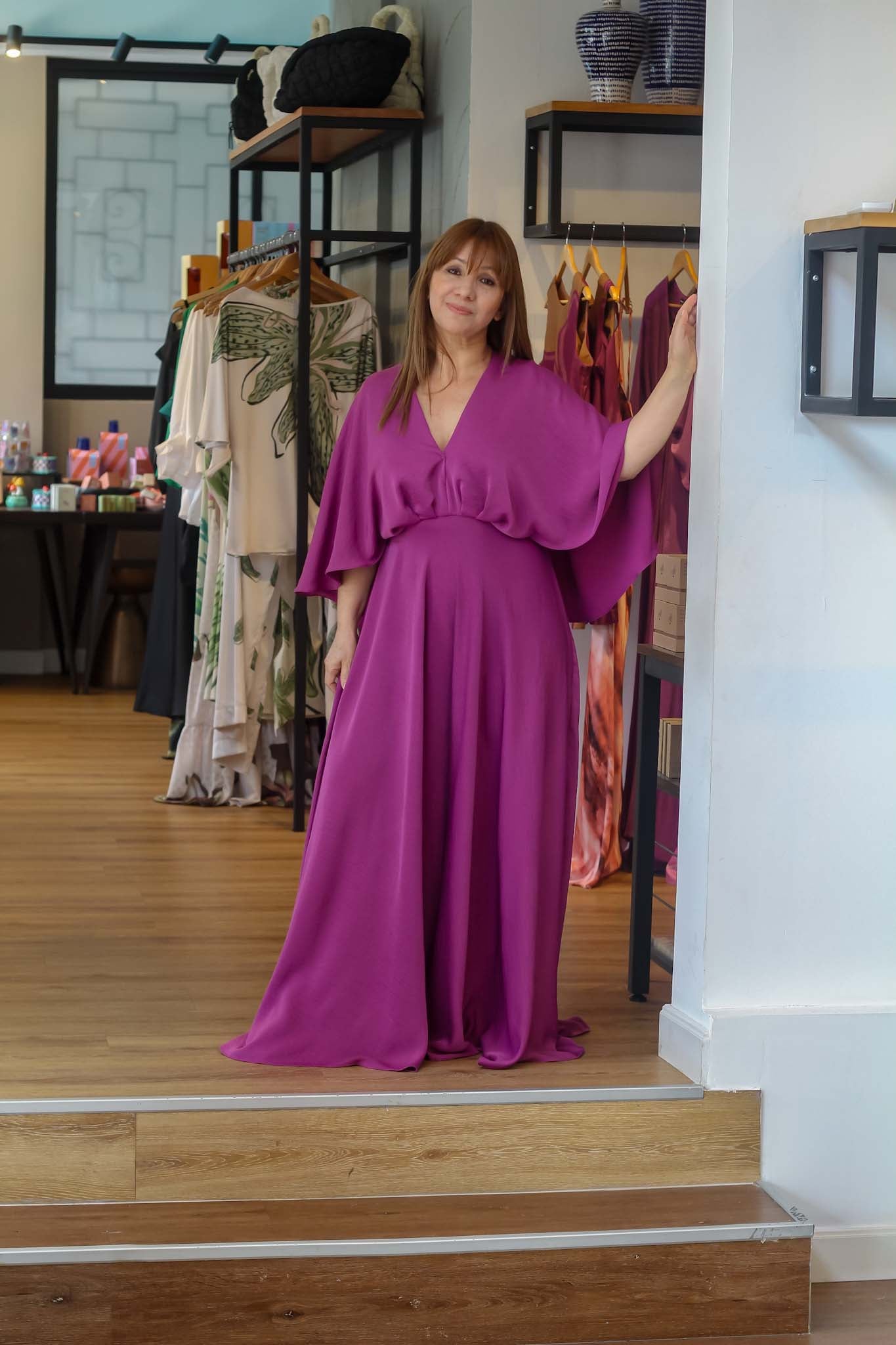 Vestido Magenta
