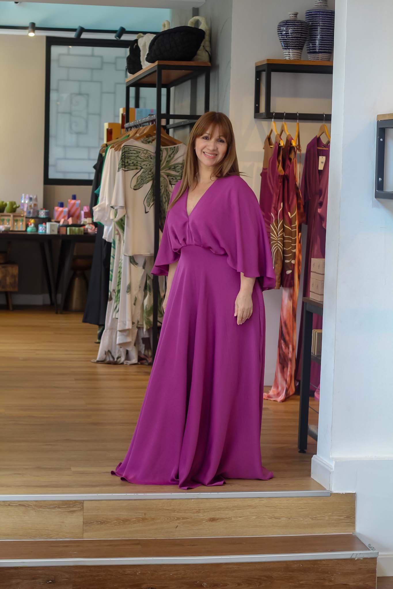 Vestido Magenta