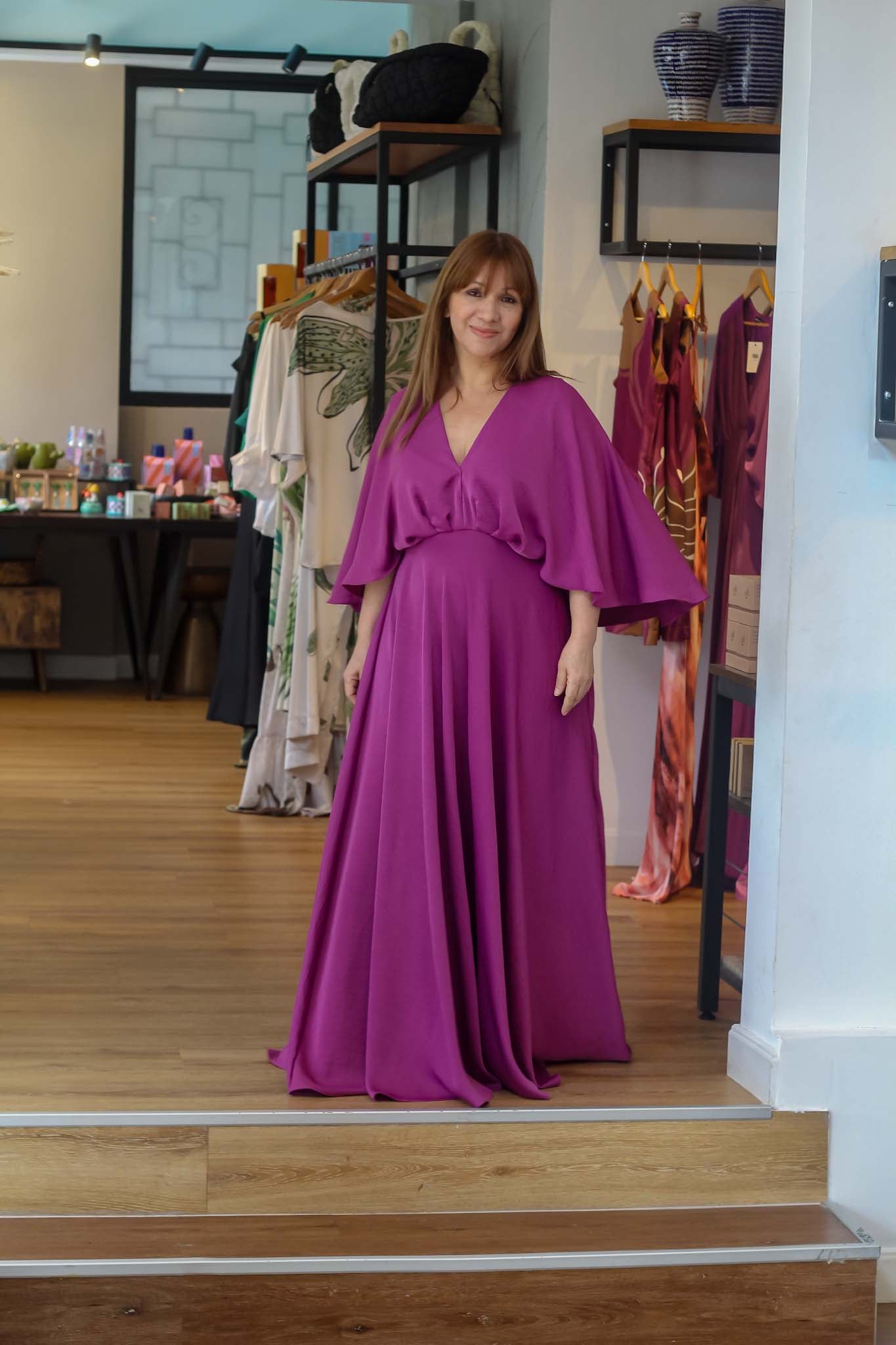 Vestido Magenta
