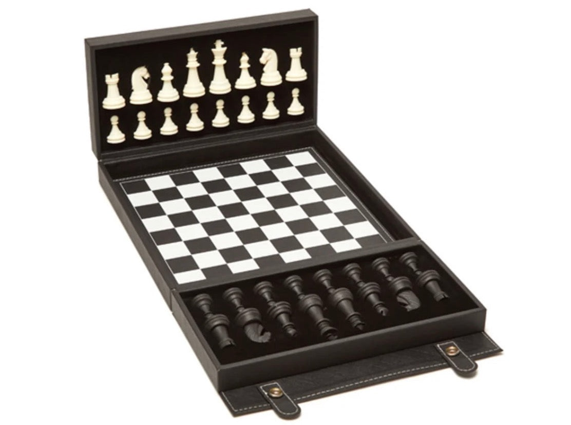 Bryson Backgammon And Chess Set Black