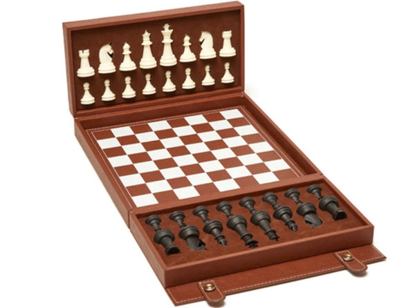 Bryson Backgammon And Chess Set Brown