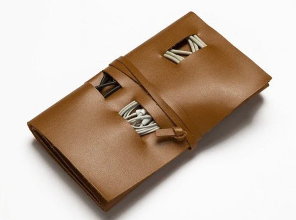 Travel Cord Roll Brown