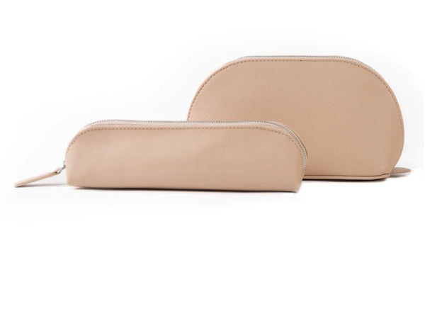 Corie Cosmetic And Brush Case Taupe