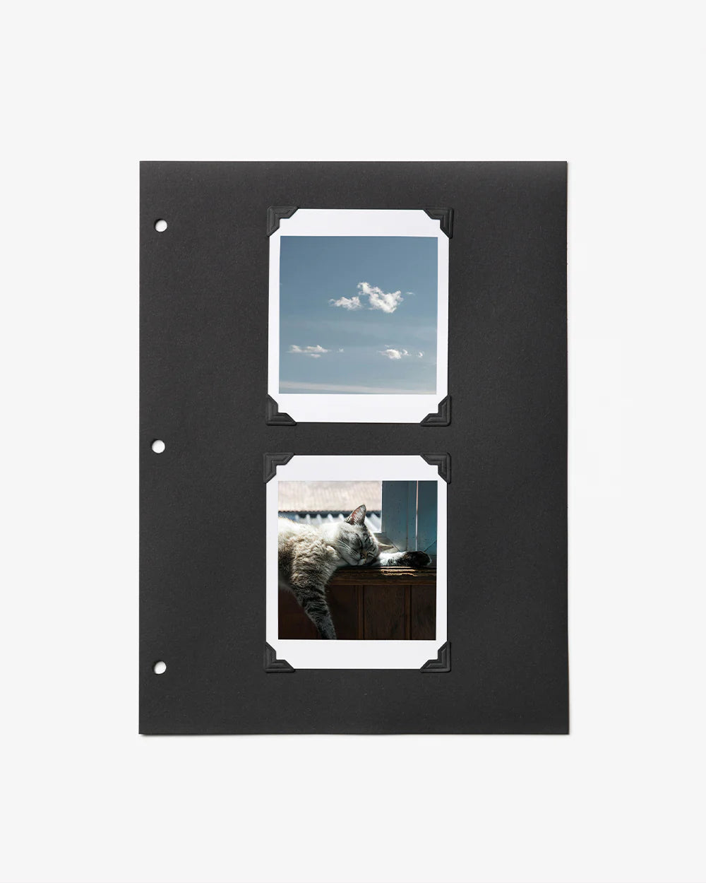 Photo Album Photo Corners Black