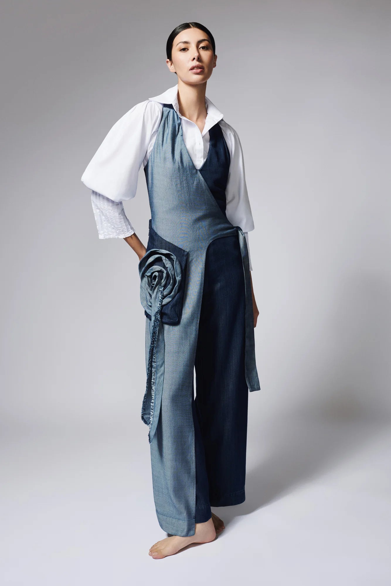 Enterizo Flap Denim
