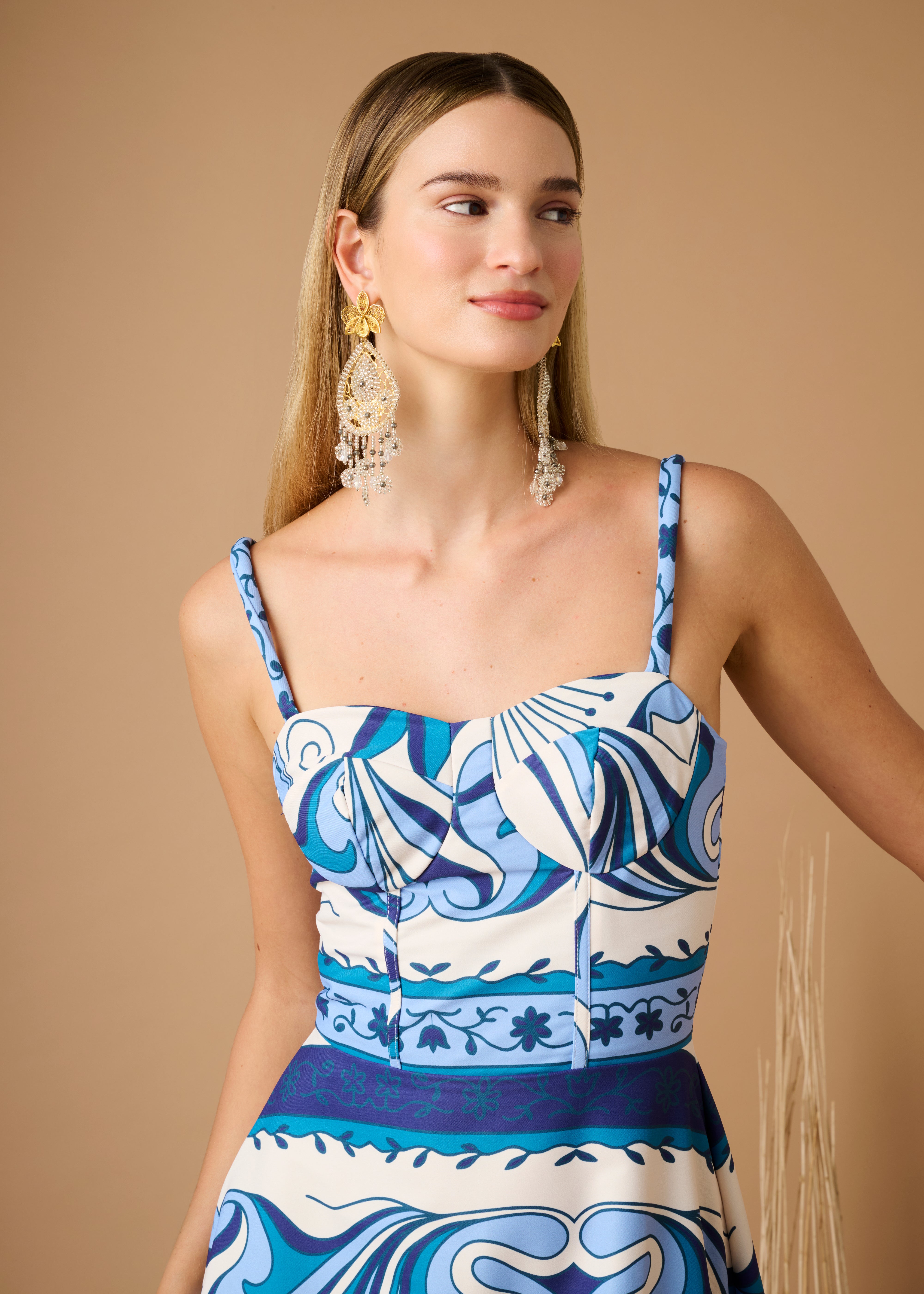 Vestido Corset Maxi