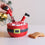 Cer Santa Dip Bowl w/Spreaders