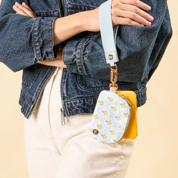 Dynamic Duo Pouch Wristlet Marigold Lane Blue