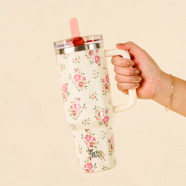 40oz Lifestyle Flip Straw Tumbler Endless Daydream Cream