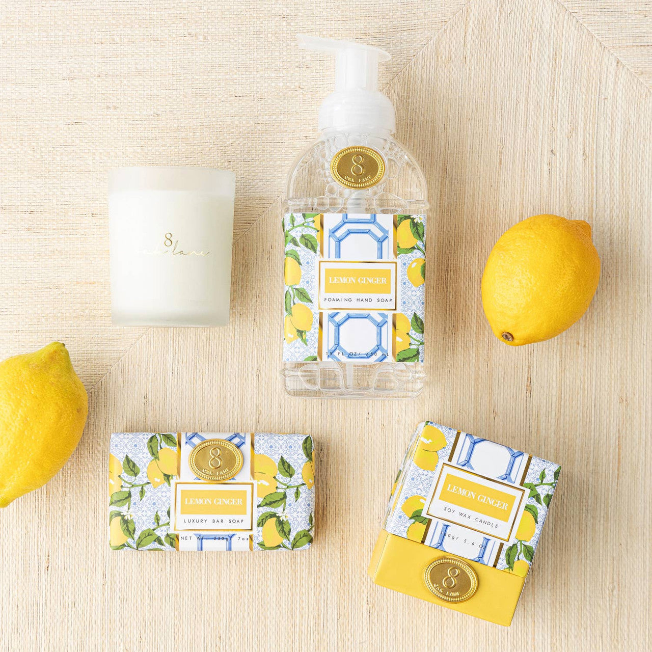 Soy Wax Candle Lemon Ginger