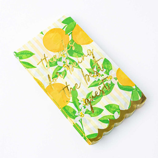 Paper Guest Towel Packs Orange Blossom
