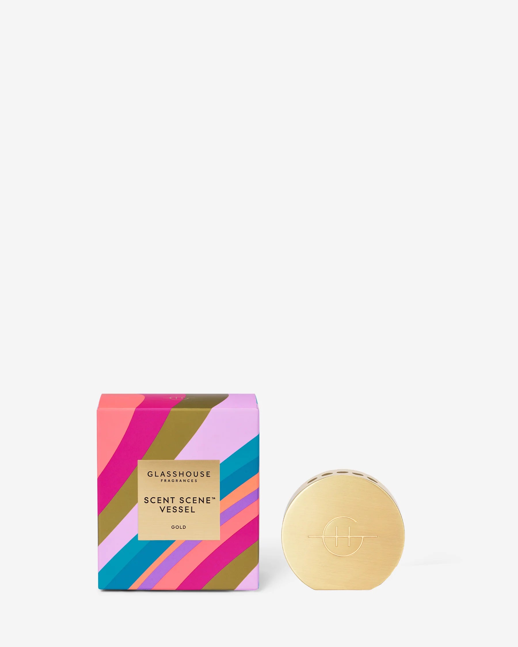Scent Scene Metal Vessel Gold