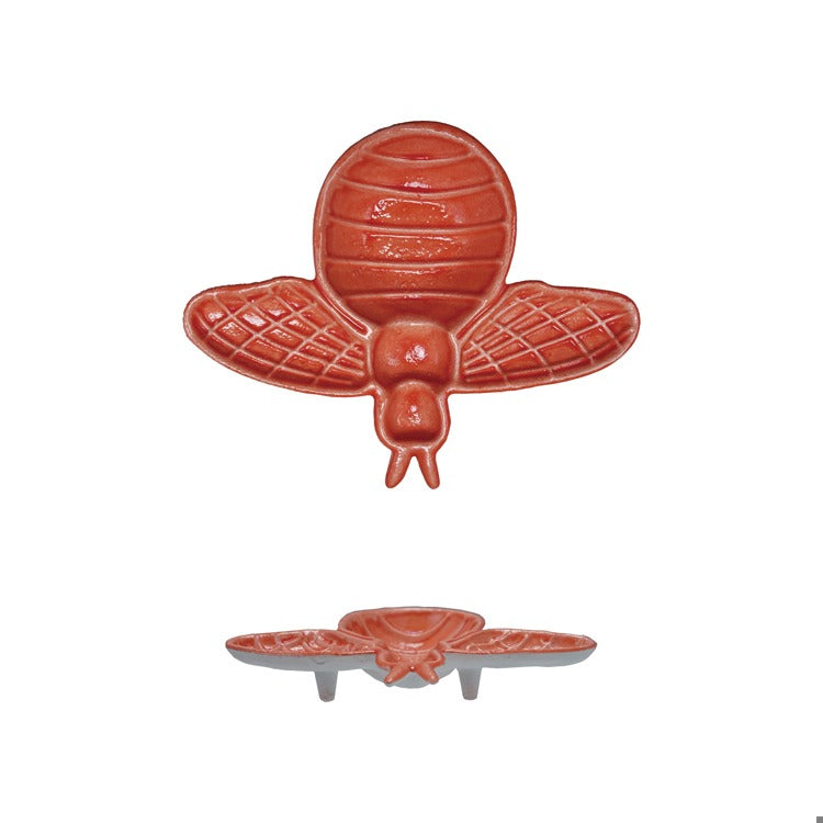 Enameled Metal Bee Shaped Bowl