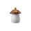 Stoneware Mushroom Shaped Canister