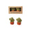 Ceramic Cactus Salt & Pepper Shakers