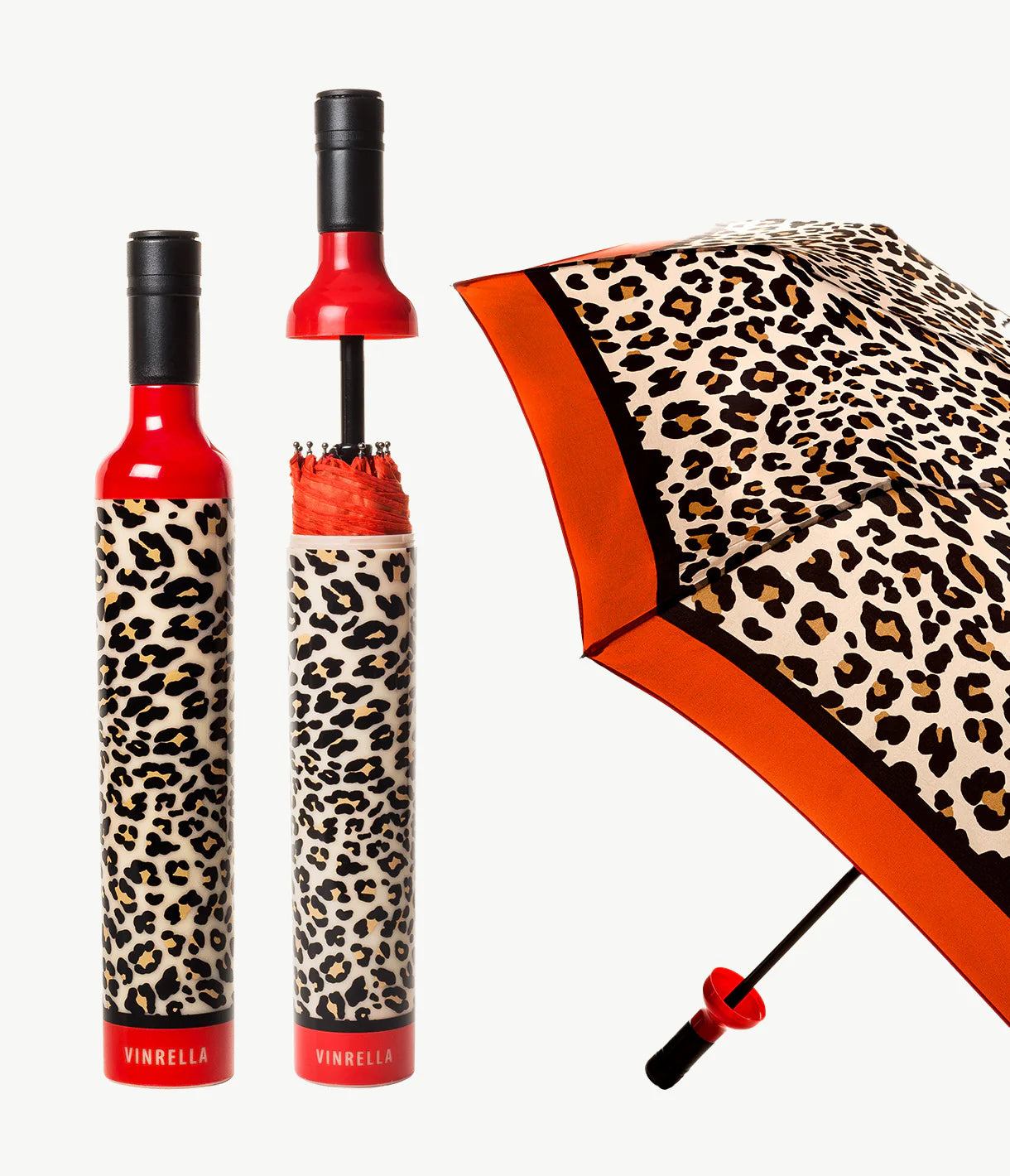 Leopard Print Bottle Umbrella