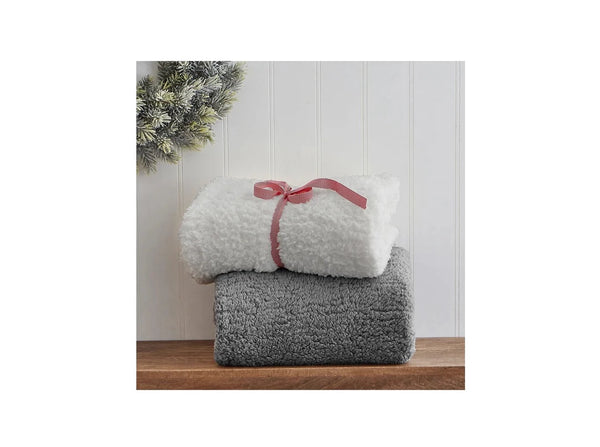 Sherpa Throw Charcoal