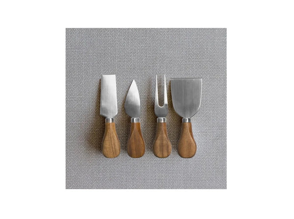 Cassie Acacia Cheese Knives