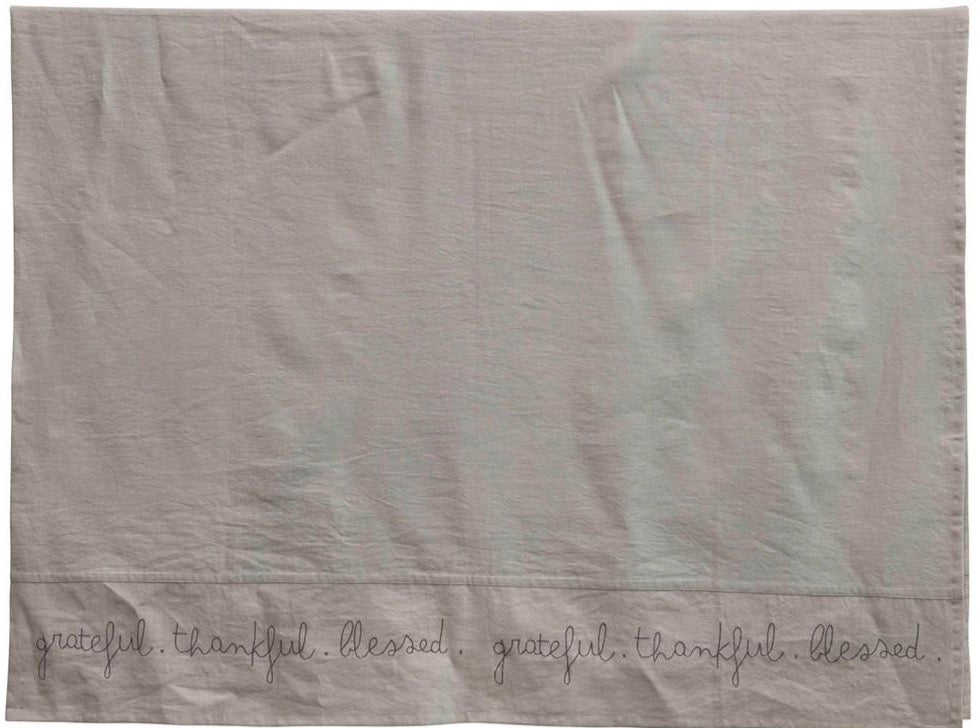 84"L x 60"W Cotton/Linen TableCover
