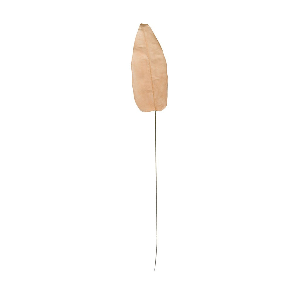 78-3/4"H Faux Leaf Stem, Blush Color