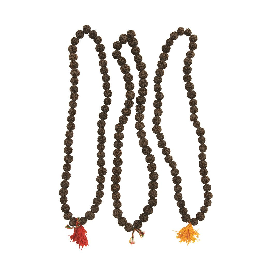 Approximately 16"L Found Vintage Rudraksha Strand