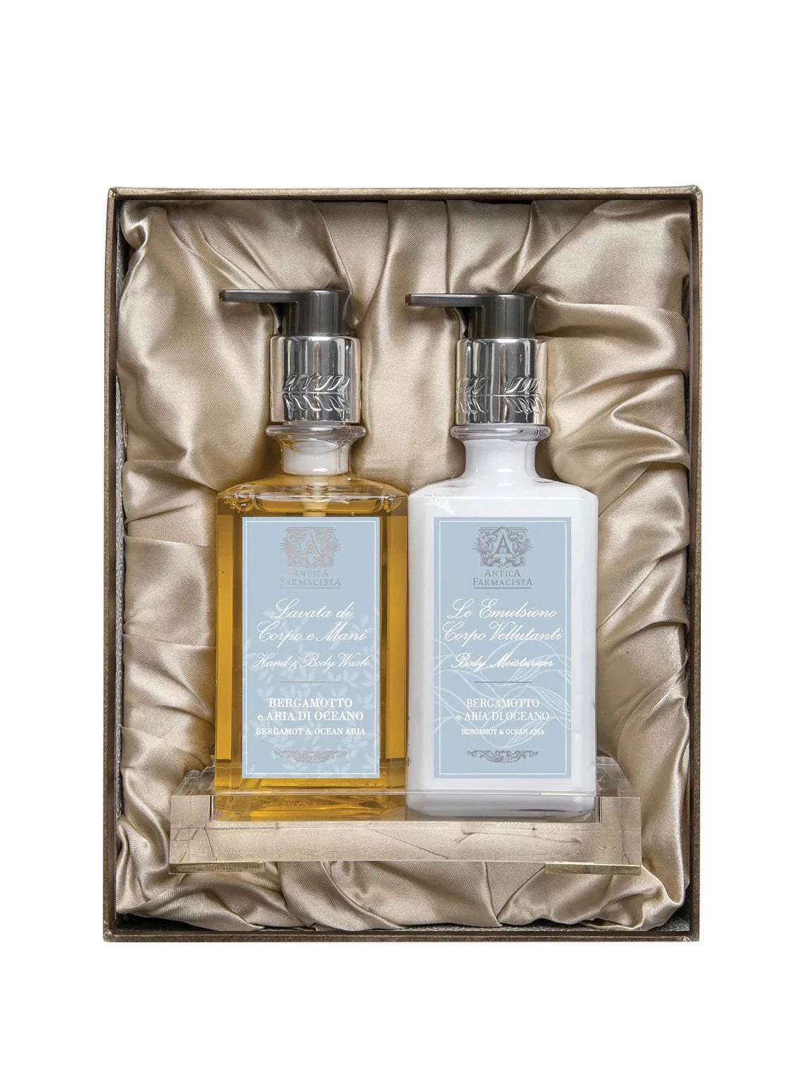 Bergamot & Ocean Aria Gift Box W/Lucite Tray