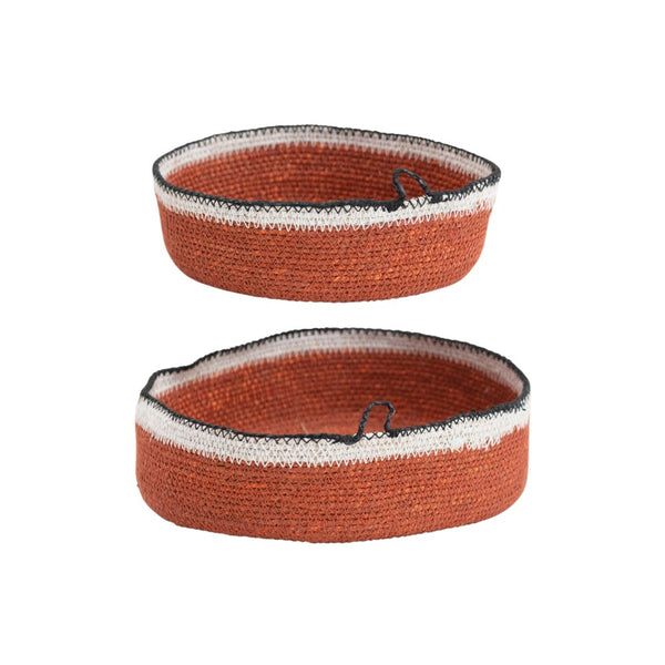 Decorative Hand Woven Baskets WIth Loop Hanger