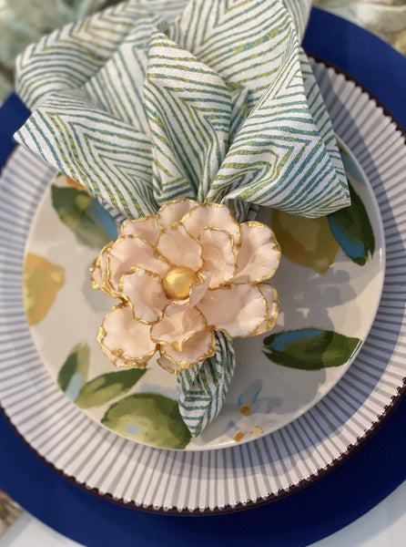 Servilletero Valentina Champaña/Blush