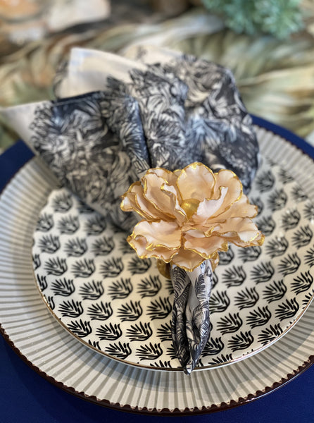 Servilletero Valentina Champaña/Blush