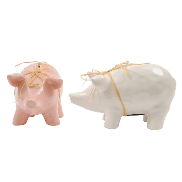 Ceramic Piggy Bank, 2 Colores