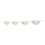 1, 1/2, 1/3 & 1/4 Cup Stoneware Monkey Measuring Cups, White, Set of 4