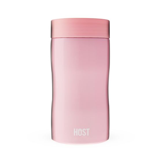 Stay Chill Slim Can Cooler In Peony Pink