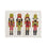 Nutcracker Placemat Red Set/6