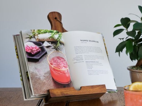 Acacia Wood Tablet Cooking Stand